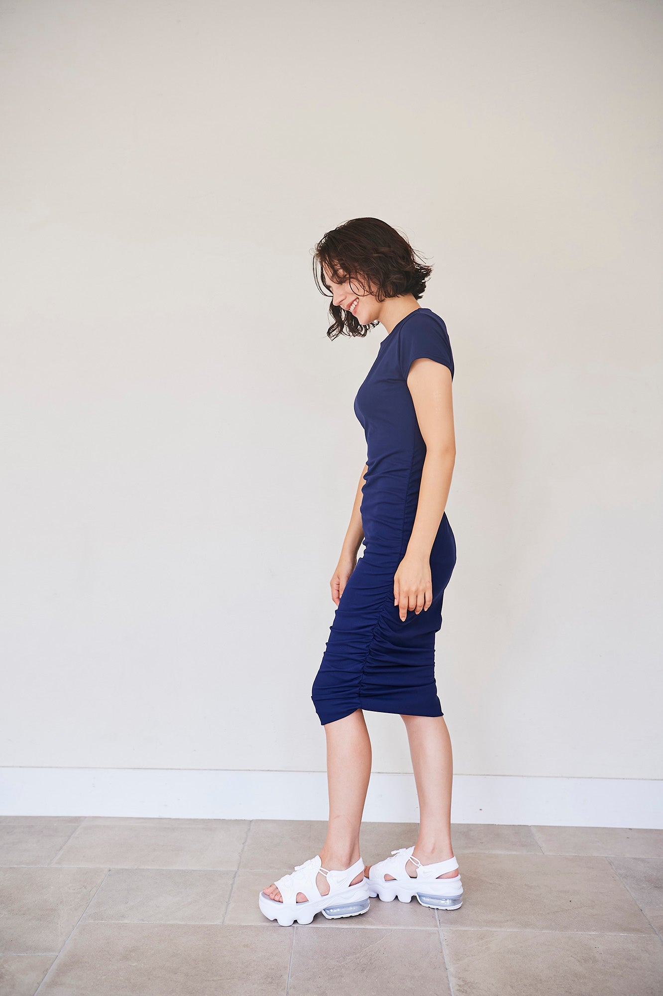 Stretch Tee Midi Dress(NV)