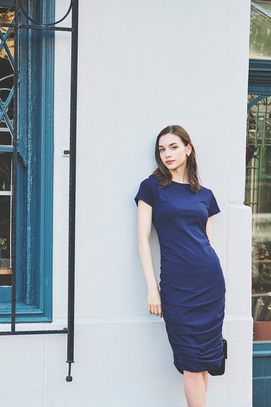 Stretch Tee Midi Dress(NV)