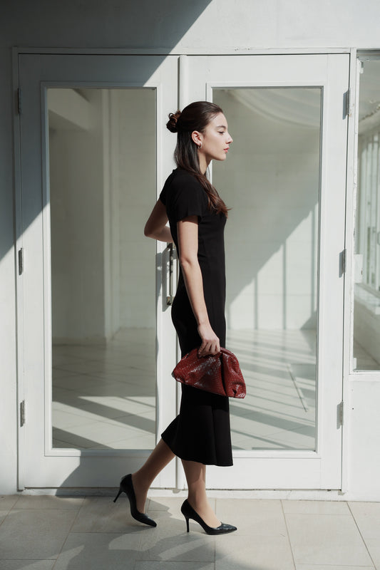 Crew Neck Dress (BK)