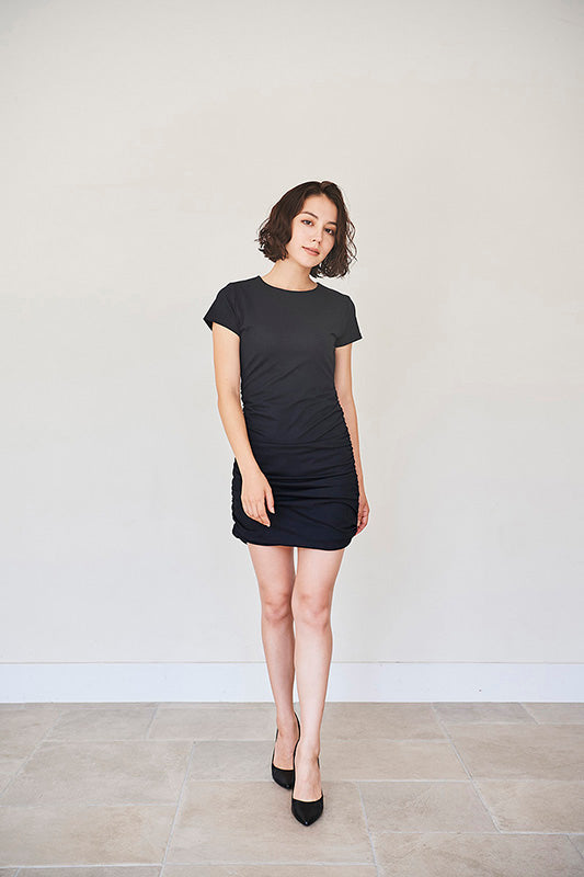 Stretch Tee Mini Dress (BK)