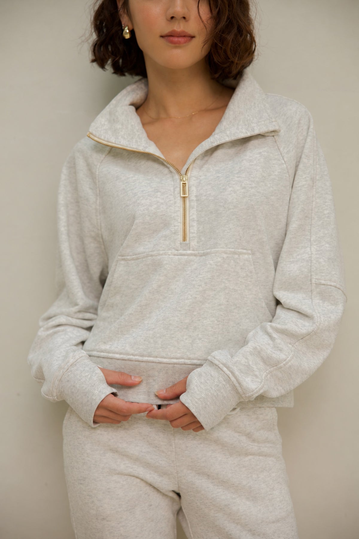 Half-Zip Pullover  (WH)
