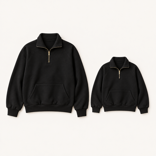 Family Half-Zip Set (BK)