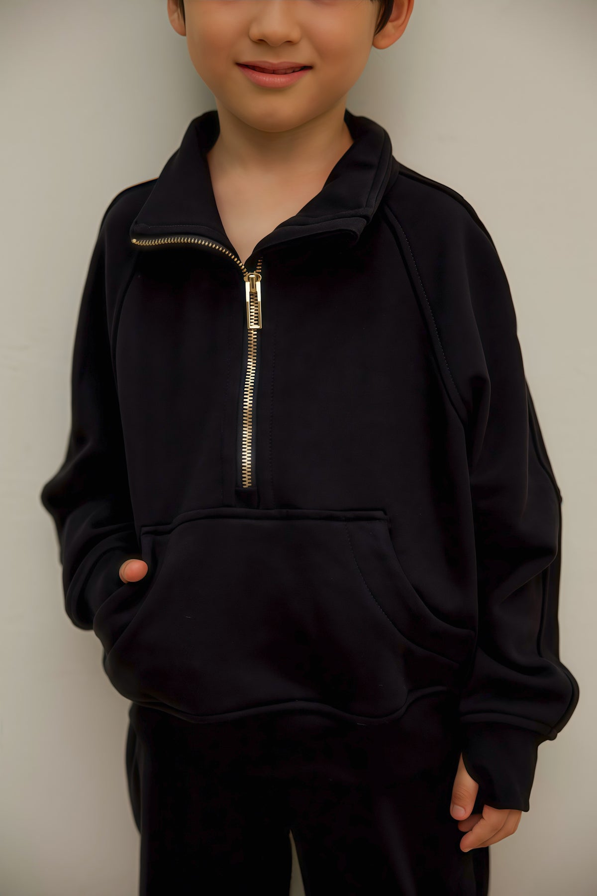 Kids Half-Zip Pullover (BK)