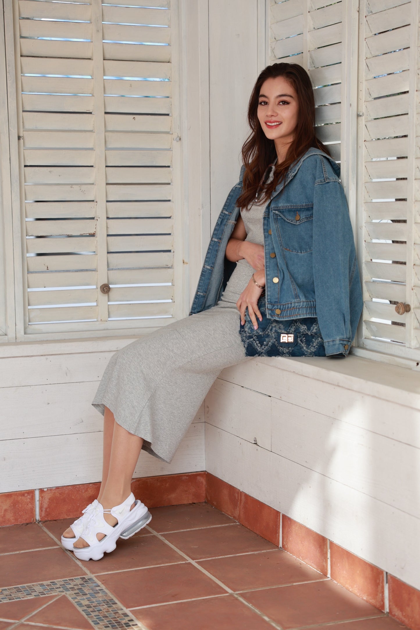Crew Neck Dress (GY)