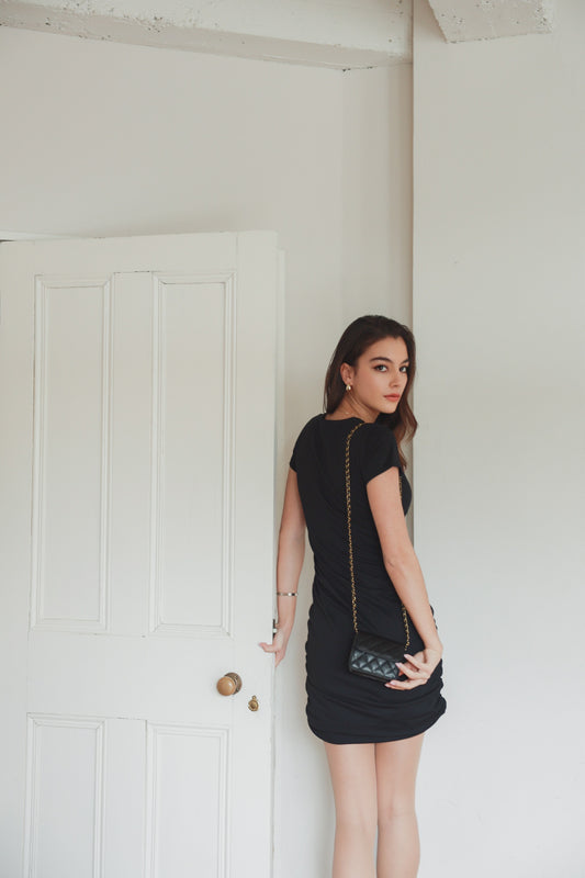 Stretch Tee Mini Dress (BK)