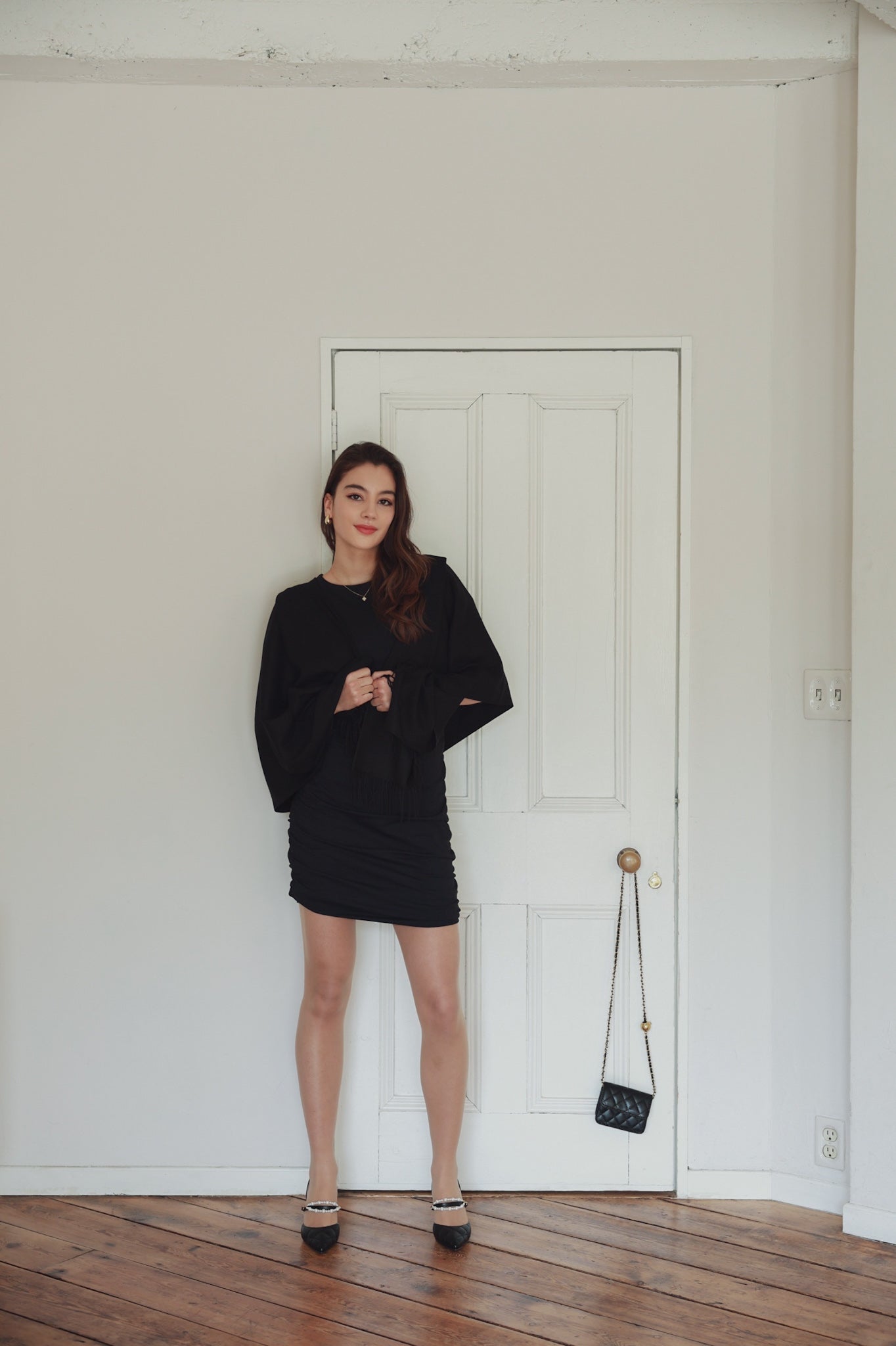 Stretch Tee Mini Dress (BK)