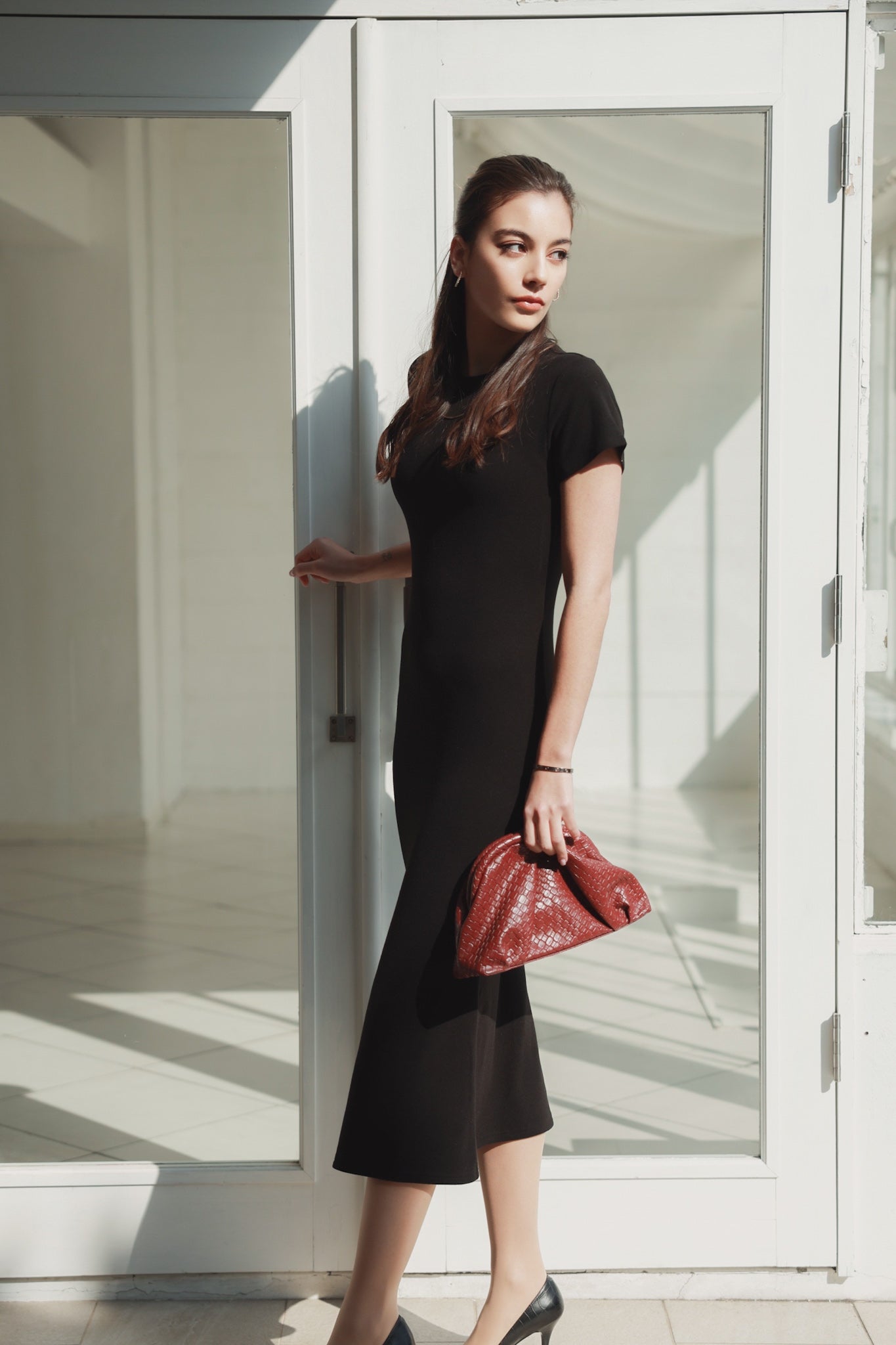 Crew Neck Dress (BK)